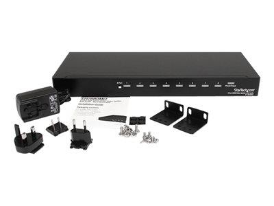 StarTech.com 8 Port High Speed HDMI Video Splitter w/ Audio - Rack Mountable