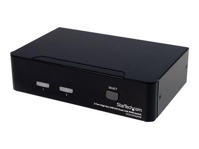 StarTech.com 2 Port High Resolution USB DVI Dual Link KVM Switch with Audio