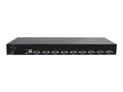 StarTech.com 8 Port 1U Rackmount USB KVM Switch with OSD