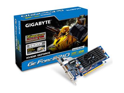 Gigabyte GeForce GT 210 590MHz 1GB TurboCache PCI-Express HDMI