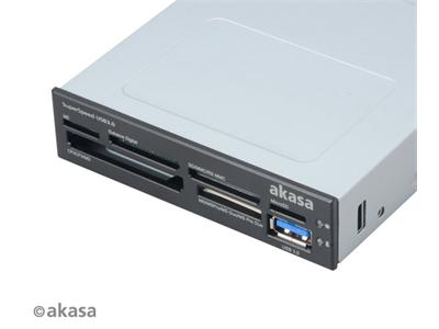 Akasa USB 3.0 SuperSpeed 6-Slot Multi-Memory Card Reader