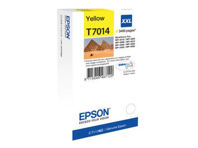 Epson Print cartridge - XXL - 1 x Yellow - 3400 pages - for WorkForce Pro WP4000/4500 Series