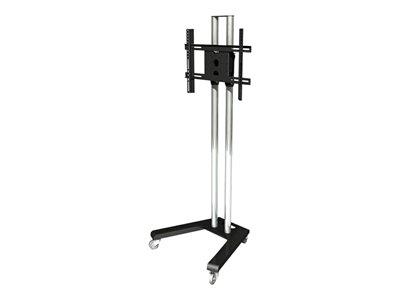 PMVmounts Generic TV Trolley / Floor Stand 32" - 55" Black and Silver