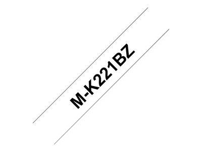Brother M K221BZ  Label Tape (Black on White)