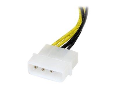 StarTech.com 6in LP4 to 8 Pin PCI Express Video Card Power Cable Adapter