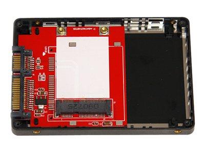 StarTech.com 2.5in SATA to Mini SATA SSD Adapter Enclosure