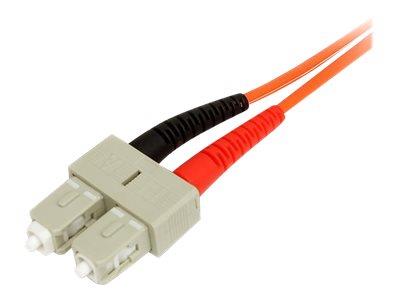 StarTech.com 2m Multimode 50/125 Duplex Fiber Patch Cable LC - SC