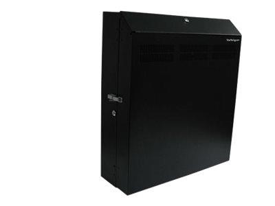 StarTech.com 4U 19in Secure Horizontal Wall Mountable Server Rack - 2 Fans Included