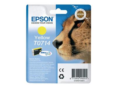 Epson T0714 DuraBrite Ultra Ink - Print cartridge - 1 x yellow