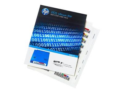 HPE LTO5 Ultrium RW Automation Bar Code Labels  110 pack