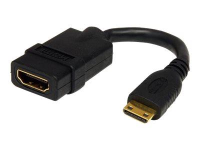 StarTech.com 5in High Speed HDMI Adapter Cable - HDMI to HDMI Mini- F/M