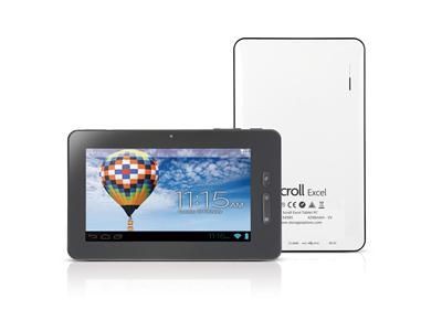 Storage Options Scroll Excel 7" Capacitive Touch-Screen Android 4.0