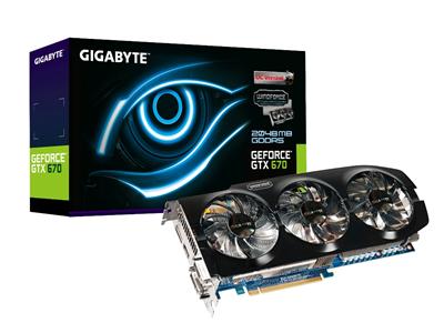Gigabyte GeForce GTX 670 980MHz 2GB PCI-Express 3.0 HDMI Overclock
