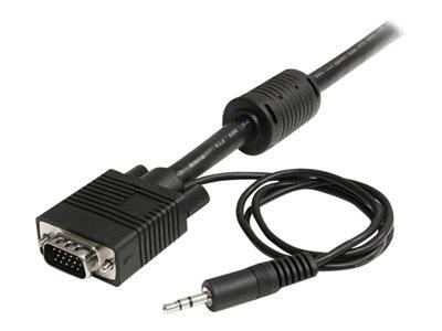 StarTech.com 10m Coax High Resolution Monitor VGA Video Cable with Audio HD15 M/M