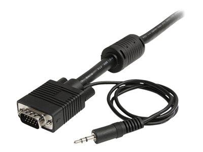 StarTech.com 2m Coax High Resolution Monitor VGA Cable with Audio HD15 M/M