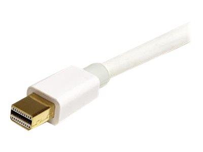 StarTech.com 2m (6 ft) White Mini DisplayPort 1.2 Cable M/M - Mini DisplayPort 4k