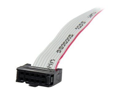 StarTech.com 1 Port 16in DB9 Serial Port Bracket to 10 Pin Header - Low Profile