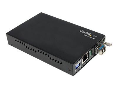 StarTech.com Fiber Media Converter Gigabit 1000Mbps MM Fibre LC 550m