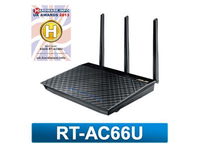 Asus RT-AC66u 802.11ac Dual-Band Wireless-AC1750 Gigabit Router