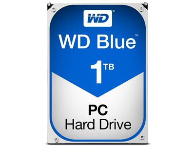 WD Blue 1TB Desktop Hard Disk Drive - 7200RPM SATA 6Gb/s 64MB Cache 3.5 Inch - WD10EZEX