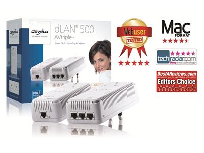 Devolo dLAN® 500 AVtriple+ Starter Kit