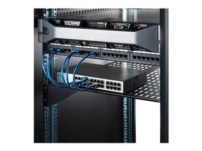 StarTech.com 2U 22in Vented Rack Mount Shelf – Fixed Server Rack Cabinet Shelf - 50lbs / 22kg