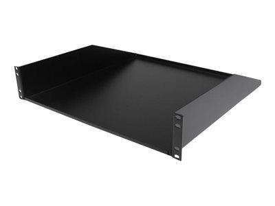 StarTech.com 2U Rack Mount Cantilever Shelf - Heavy Duty Fixed Server Rack Shelf - 125lbs / 56kg