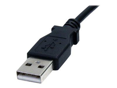 StarTech.com 2m USB to Type M Barrel Cable - USB to 5.5mm 5V DC Cable
