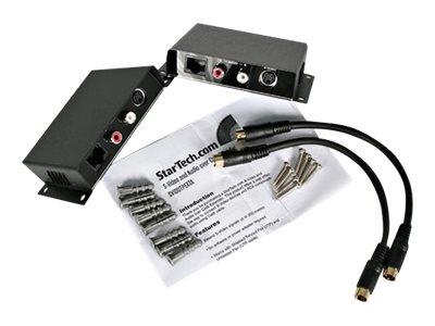 StarTech.com S-Video Video Extender over Cat 5 with Audio