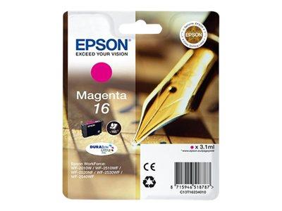 Epson 16 - Ink Cartridge - 1 x Magenta - 165 Pages - Pen and Crossword