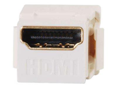 C2G Snap-In HDMI® F/F Keystone Insert Module - White