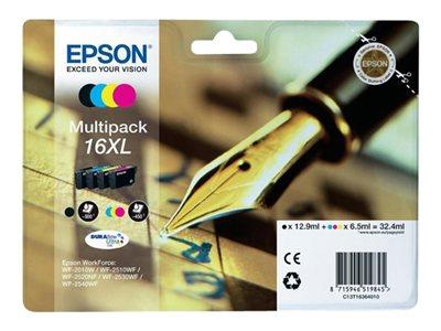 Epson 16 Series XL Ink Cartridge MultiPack - CYMK - Pen and Crossword