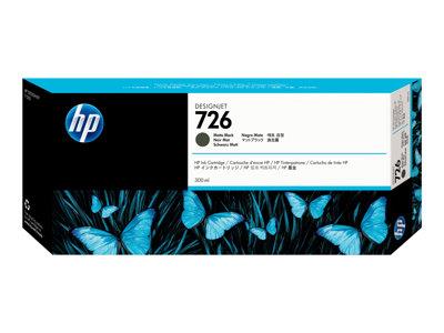 HP 726 300-ml Matte Black Designjet Ink Cartridge