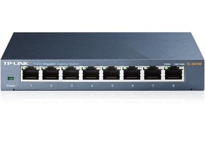 TP LINK 8-Port Gigabit Desktop Switch - Steel Case