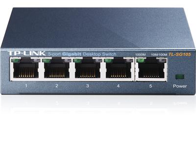 TP LINK 5-Port Gigabit Desktop Switch - Steel Case