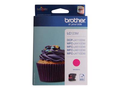 Brother LC123M Magenta Ink Cartridge