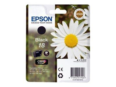 Epson Singlepack Black 18 Claria Home Ink