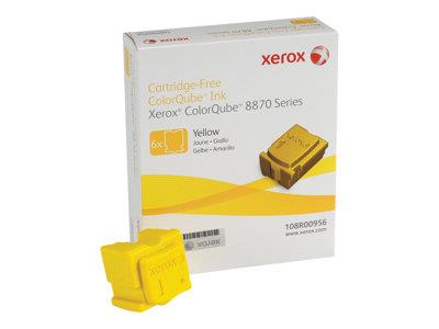 Xerox 8870 Yellow 6 Pack Wax Stick