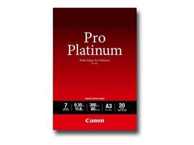 Canon Platinum Photo Paper A3 20 Sheets