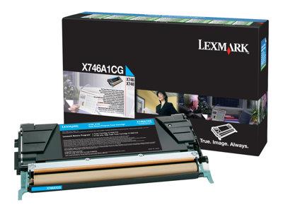 Lexmark X746/748 Cyan Return Program Toner