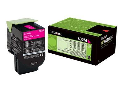 Lexmark 802M Magenta Return Program Toner Cartridge