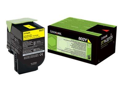 Lexmark 802Y Return Program Yellow Toner