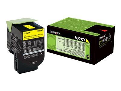 Lexmark 802XY Yellow Extra High Yield Return Program 4K