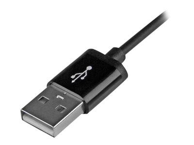 StarTech.com 1m (3ft) Black Apple 8-pin Lightning Connector to USB Cable for iPhone / iPod / iPad