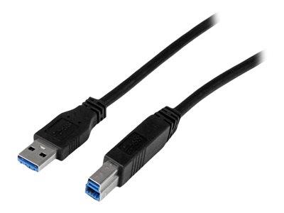 StarTech.com 1m (3ft) Certified SuperSpeed USB 3.0 A to B Cable - M/M