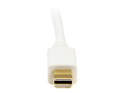 StarTech.com 3 ft Mini DisplayPort to DVI Adapter Converter Cable – Mini DP to DVI 1920x1200 - White