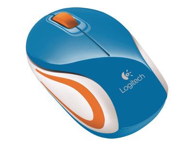 Logitech M187 Wireless Mini Mouse Blue