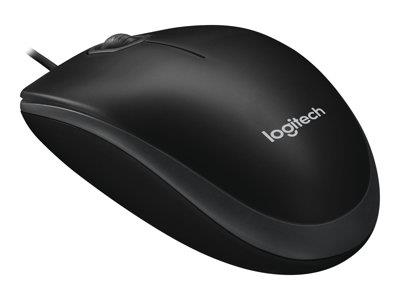 Logitech B100 Optical Mouse Black