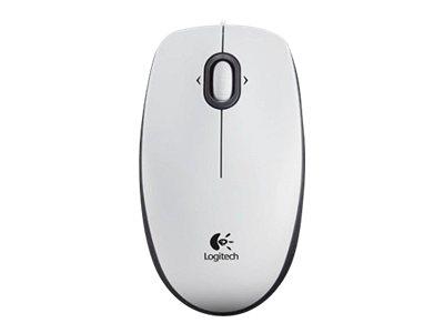 Logitech B100 Optical Mouse for Business White