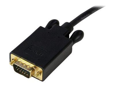 StarTech.com 6 ft DisplayPort to VGA Adapter Converter Cable – DP to VGA 1920x1200 - Black